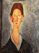 Amedeo Modigliani Portrait of a Student painting